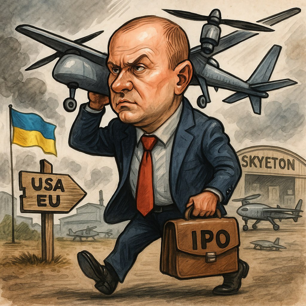 Александр Степура выводит дроновый бизнес из Украины: Skyeton уходит на IPO, но не в интересах государства