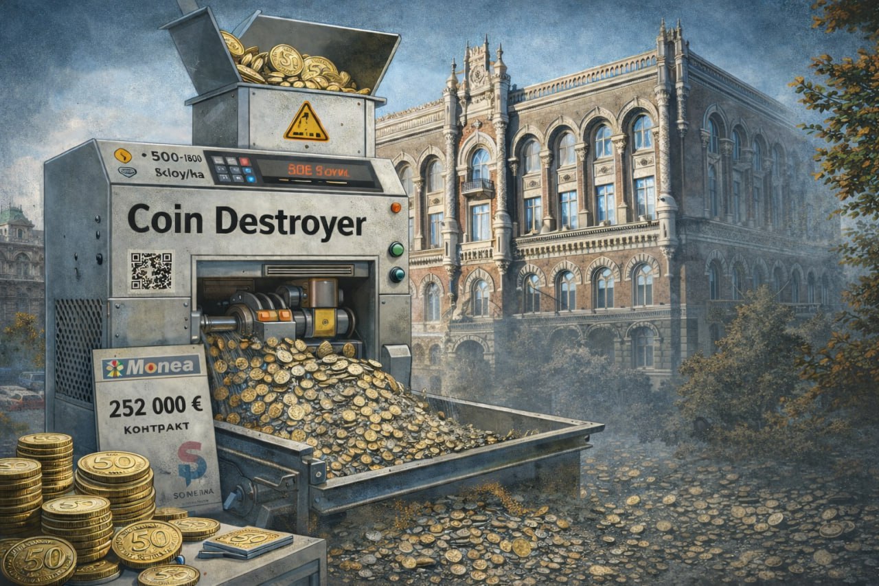 «Без дополнительных расходов»: как НБУ за 252 тысячи евро готовится к уничтожению копеек