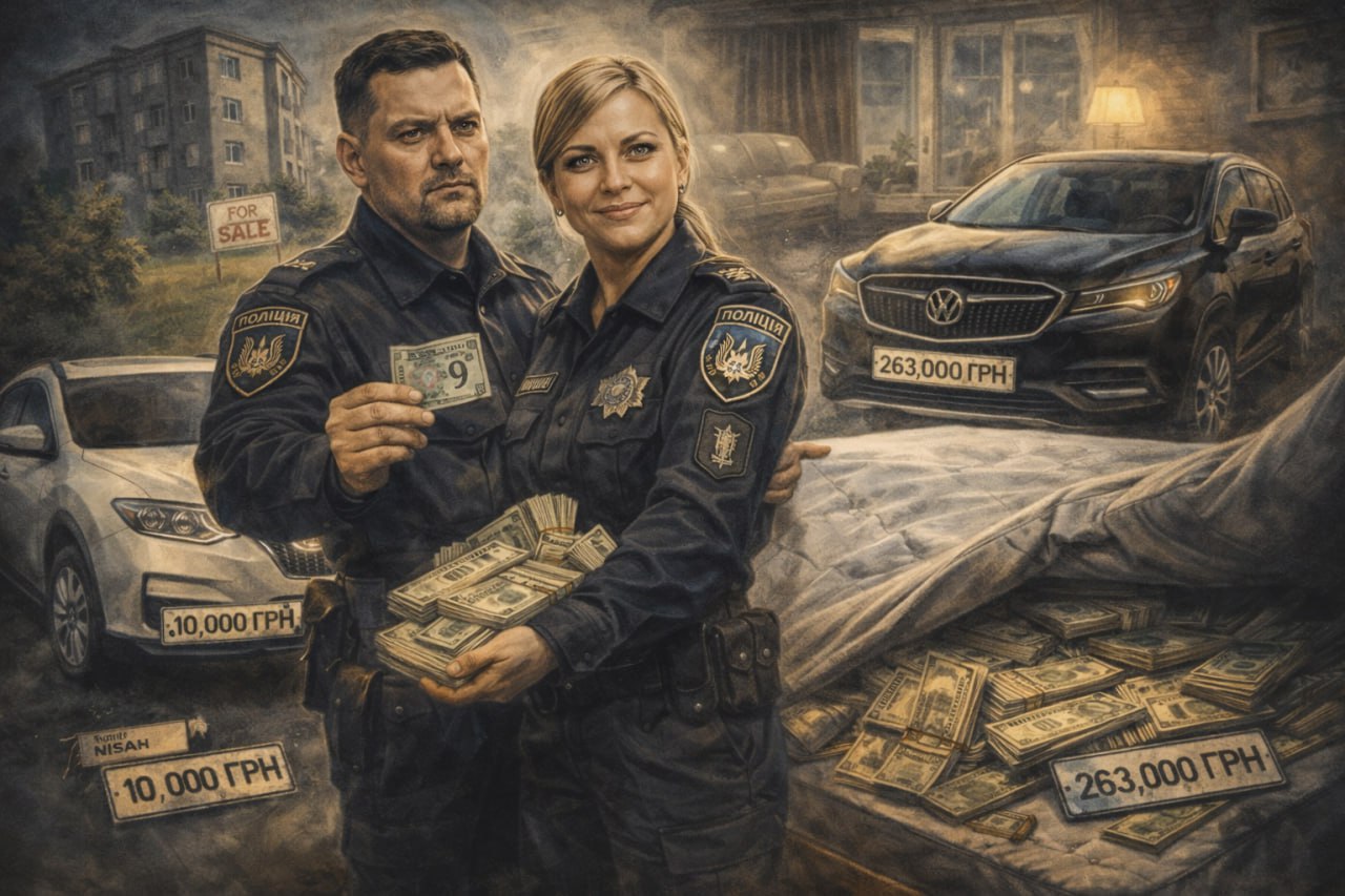 Квартира за 9 гривен и машины за копейки: как живёт полицейская семья Кузьминых